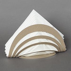 Porta Tovaglioli alto in metallo Origami Arti & Mestieri