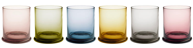 Set Bicchieri 6 pz. Timbro Vetro Multicolor Galbiati
