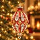 Enzo De Gasperi | Decoro Fuso con Stelle Natale - 2 Colori