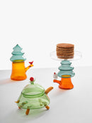 Ichendorf Zuccheriera 🐢Tartaruga in vetro 🎅🎄 Natale 2025 Woodland Tales fatto a mano