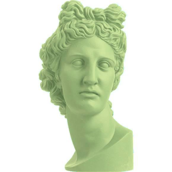 Scultura Apollo Head Vaso Acid Sophia