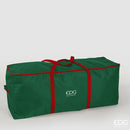 Kit Decorazione Natale | Albero Pino Luxury New Slim H 180 cm con 2000 LED, Borsone e Palline