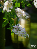 Fiore Artificiale con foglie e gambo Castagno EDG Enzo De Gasperi