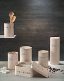 Galbiati Milano Contenitore Pasta a Barattolo con coperchio in Acciaio Galvanizzato