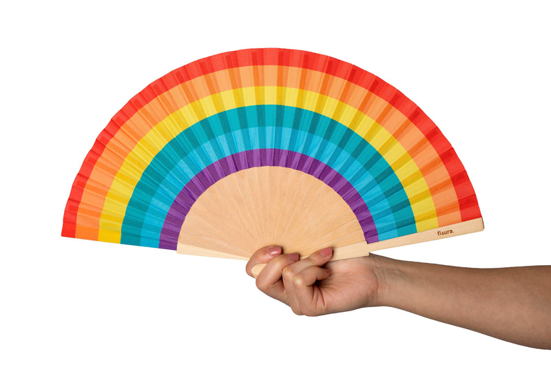 Fisura ⛱️ Ventaglio con Tracolla con Messaggio Personalizzato