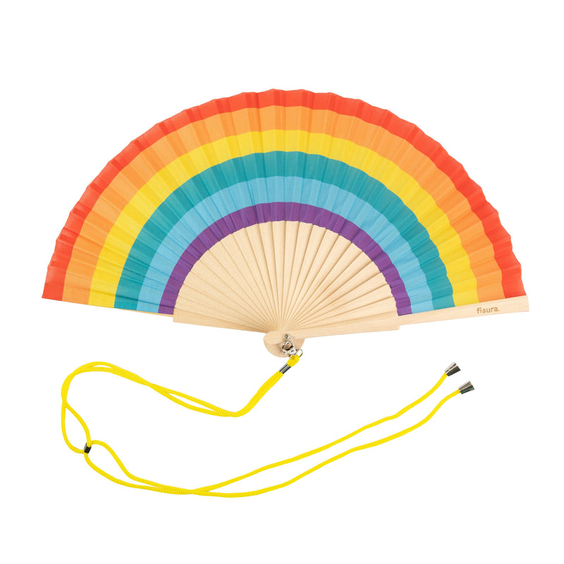 Fisura ⛱️ Ventaglio con Tracolla con Messaggio Personalizzato