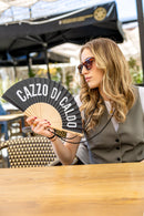 Fisura |Ventaglio con messaggio e tracolla