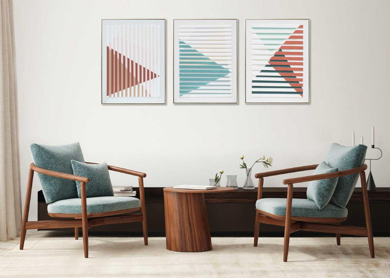 Quadro Dipinto a Mano Bauhaus 1 da 60x80 cm. Agave