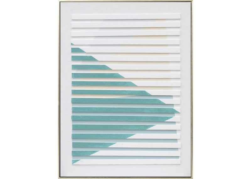 Quadro Dipinto a Mano Bauhaus 2 da 60x80 cm. Agave
