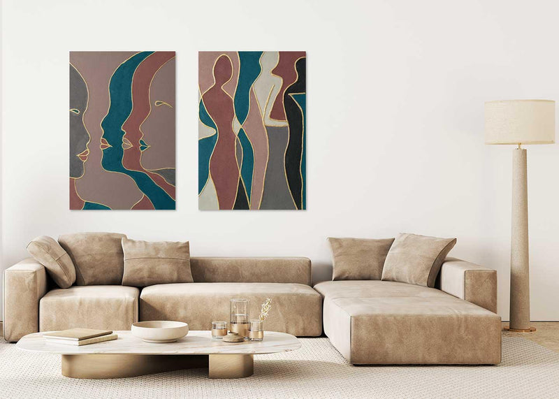 Quadro Dipinto a Mano Appearance 80x120 cm. Agave