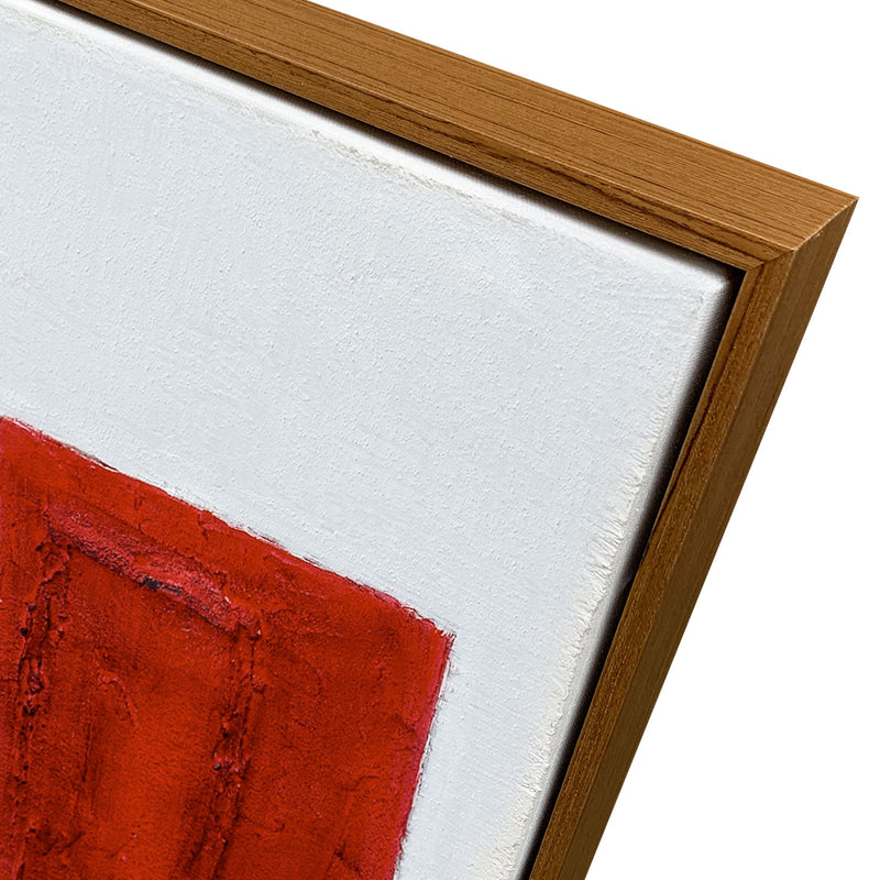 Agave | Quadro con cornice “Racing Red” 80x100 cm