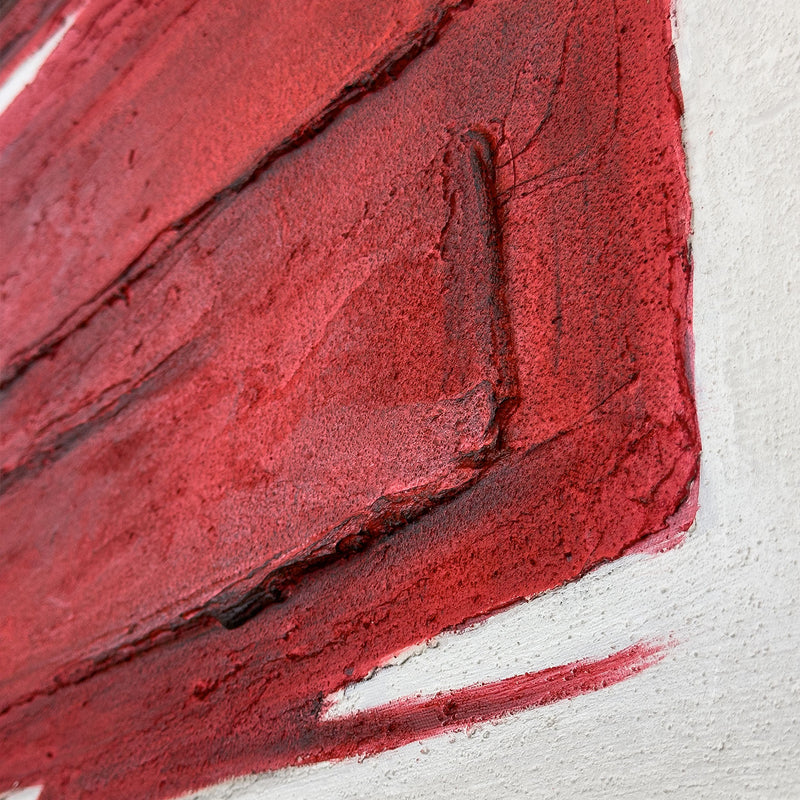 Agave | Quadro con cornice “Racing Red” 80x100 cm