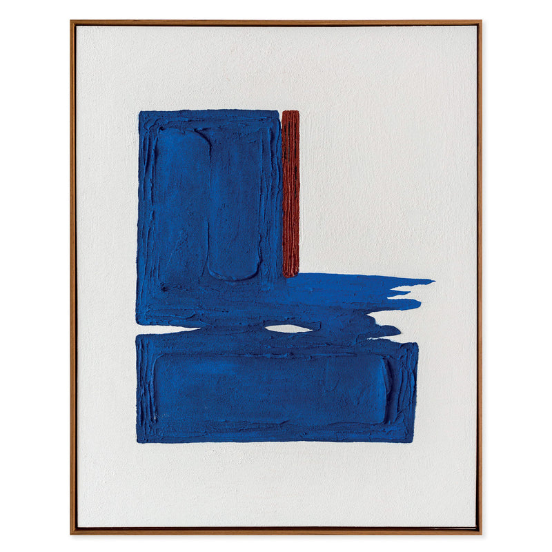 Agave | Quadro con cornice “Snorkel Blue” 80x100 cm