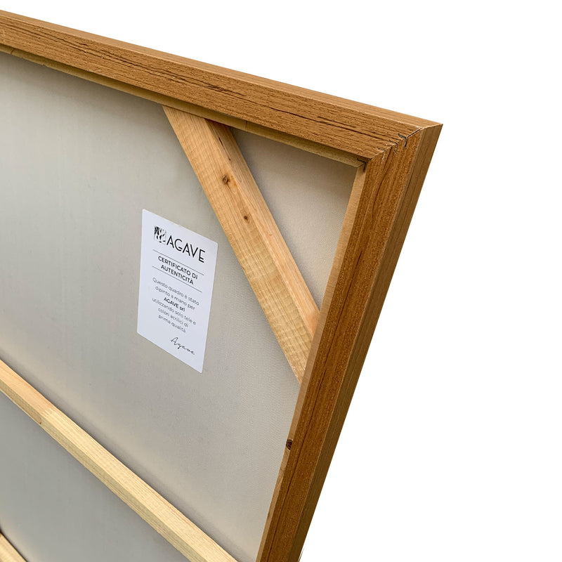 Agave | Quadro con cornice “Snorkel Blue” 80x100 cm