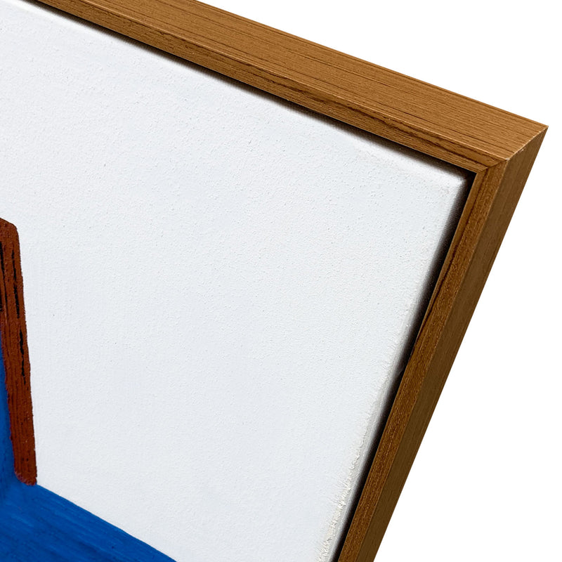 Agave | Quadro con cornice “Snorkel Blue” 80x100 cm