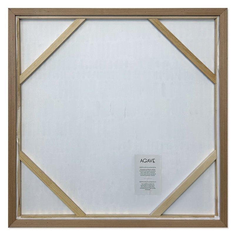 Agave Quado Amazzonia 80x80 cm. Dipinto a mano.