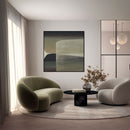 Agave Quadro Kubrick 120x120 cm. Dipinto a mano.