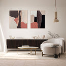 Agave quadro  Patchwork 2 - 80x100 cm. Dipinto A Mano