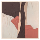 Agave quadro Patchwork 1 - 100x100 cm. Dipinto A Mano