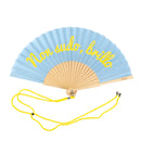 Fisura ⛱️ Ventaglio con Tracolla con Frase 42,5x23 cm.