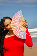 Fisura |Ventaglio con messaggio e tracolla