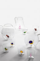 Brocca Animal Farm con decoro in vetro borosilicato Ichendorf Milano