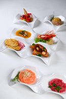 Piatto Gourmet in melamina Onda Avant-Garde Baci Milano