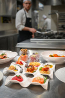 Piatto Gourmet in melamina Onda Avant-Garde Baci Milano