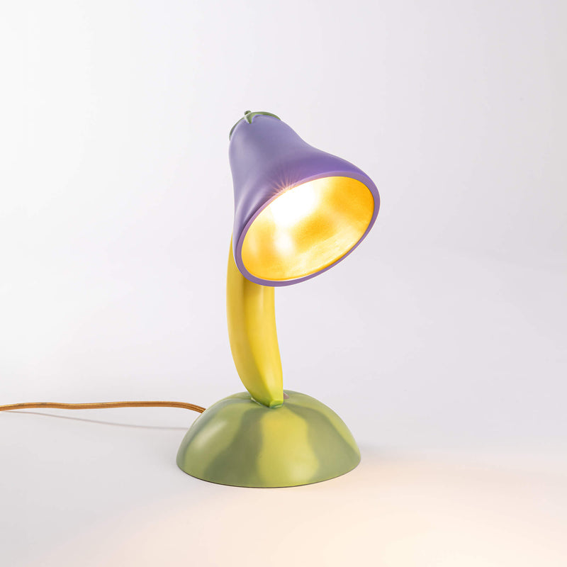 Seletti lampada da Tavolo Vitamin in resina Aubergine - Melanzana