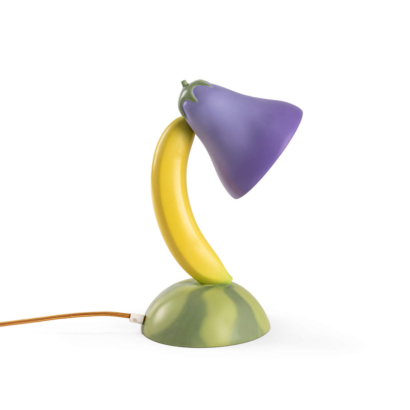 Seletti lampada da Tavolo Vitamin in resina Aubergine - Melanzana