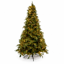 Fiori di Lena | Albero di Natale Courmayeur Slim con LED – 3 Altezze