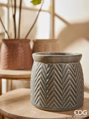 Vaso Cahepot Spiga ceramica Waterproof EDG Enzo De Gasperi