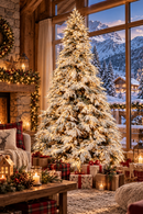 Fiori di Lena | Albero di Natale Innevato Mont Blanc con LED – 4 Altezze