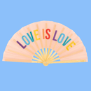 Fisura | Ventaglio a Mano Grande XXL con Messaggio 64x34 cm. ⛱️