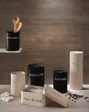 Galbiati Milano Contenitore Caffè a Barattolo con coperchio in Acciaio Galvanizzato