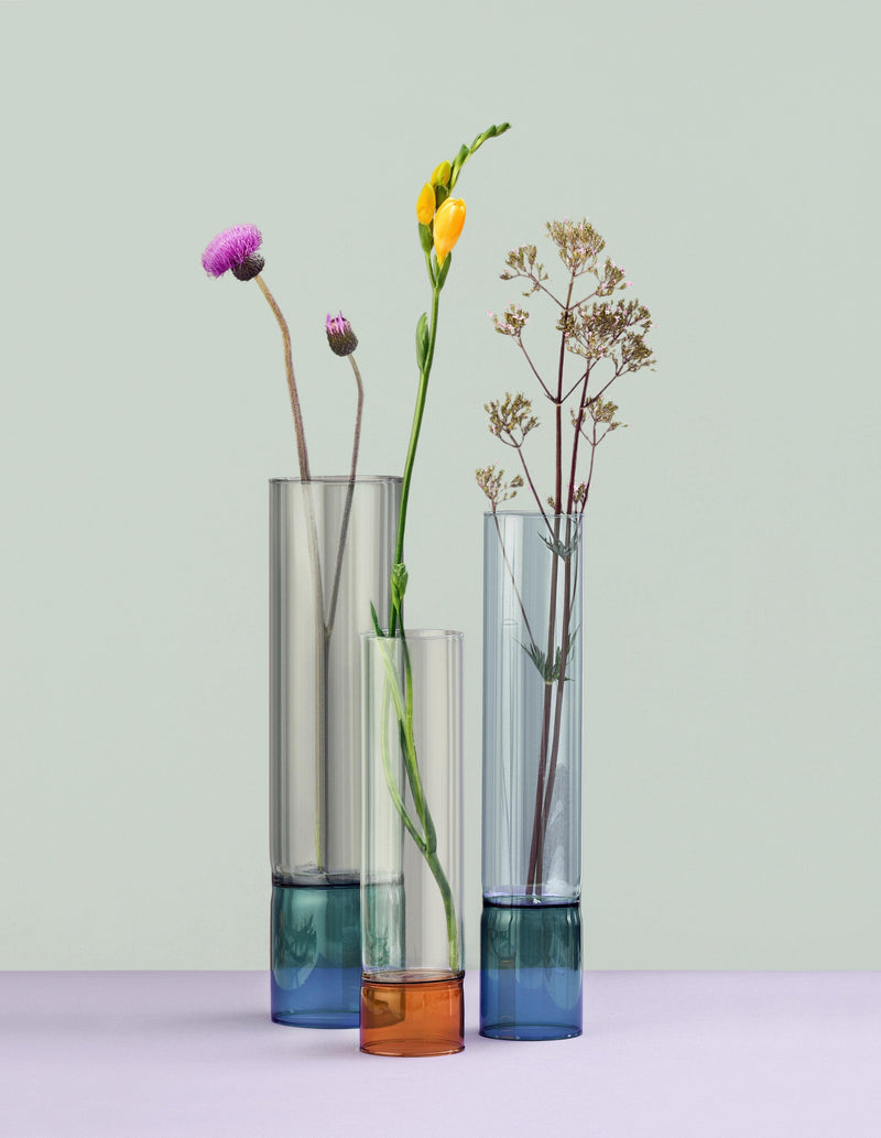 Ichendorf Milano Vaso Grande | Collezione Attesa | H 37 cm | Vetro Borosilicato | Fatto a Mano Ichendorf Milano Vaso Grande | Collezione Attesa | H 37 cm | Vetro Borosilicato | Fatto a Mano