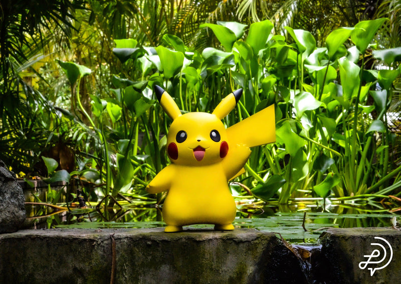 Scultura Pop Pikachu original H 30 cm. Lblon Delienne