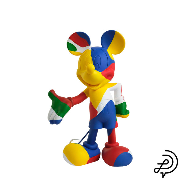 Scultura Pop Mickey Kamo By Jean-Charles de Castelbajac H 30 cm. Leblon Delienne