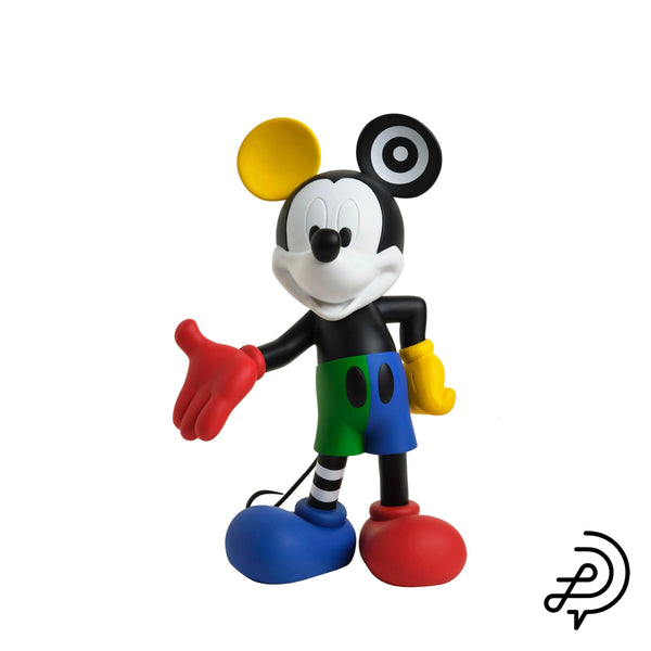 Scultura Pop Mickey Kolor By Jean-Charles de Castelbajac H 30 cm. Leblon Delienne