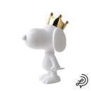 Scultura Pop Snoopy Corona Oro H 31 cm. Leblon Delienne