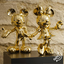 Scultura Pop Mickey Welcome Oro Lucido H 30 cm. Leblon Delienne