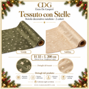 EDG Enzo De Gasperi | Rotolo di Tessuto con Stelle - 2 Colori