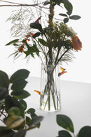 Ichendorf Vaso vetro con uccellino Ambra Birds