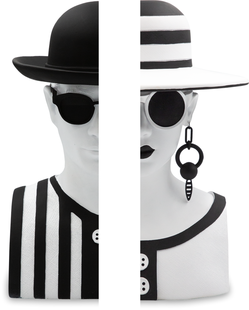 Baci Milano Fermalibro Gli Inseparabili Mrs. White & Mr. Black