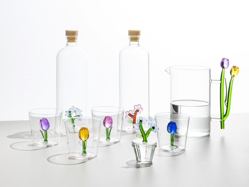 Ichendorf Milano | Bicchiere "Botanica" in vetro borosilicato By Alessandra Baldereschi