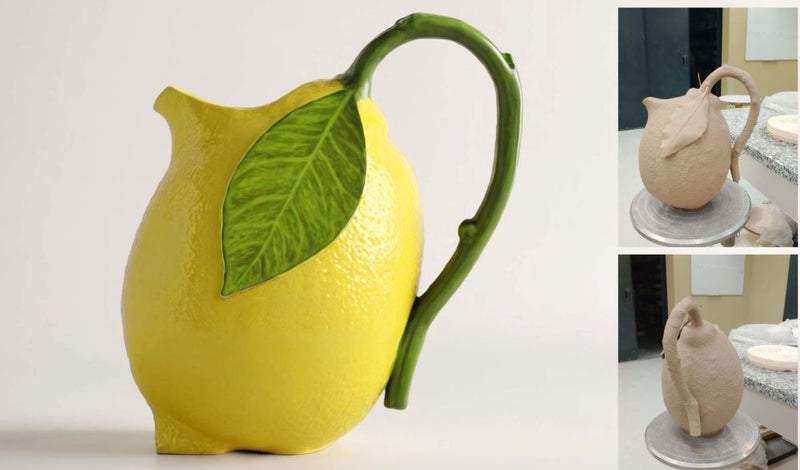 Bordallo - Pinheiro | Citron Lemon Brocca in ceramica