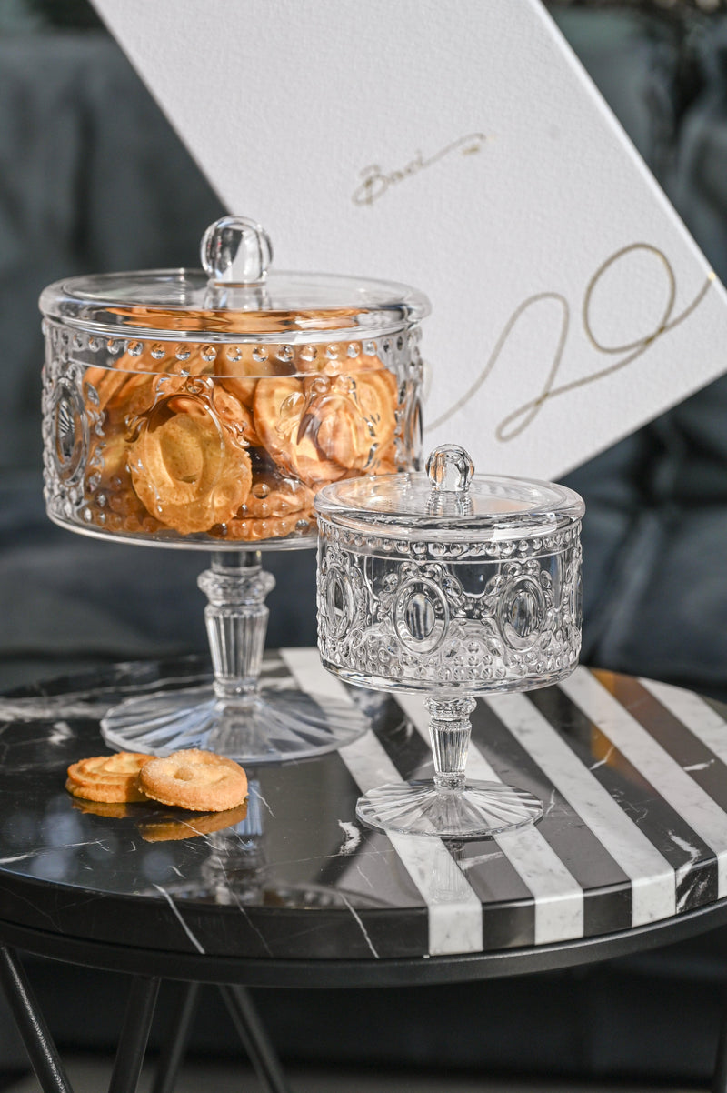 Biscottiera Trasparente Baroque & Rock Baci Milano