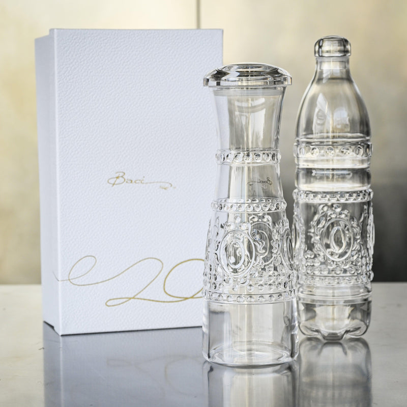 Bottiglia Trasparente Baroque & Rock Baci Milano