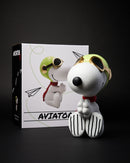 Blogo Design scultura Pop Snoopy Aviator in Poliresina H 25 cm.