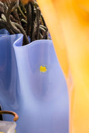 Vaso Centrotavola Ariette in vetro pasta colore soffiato a bocca Galbiati Milano